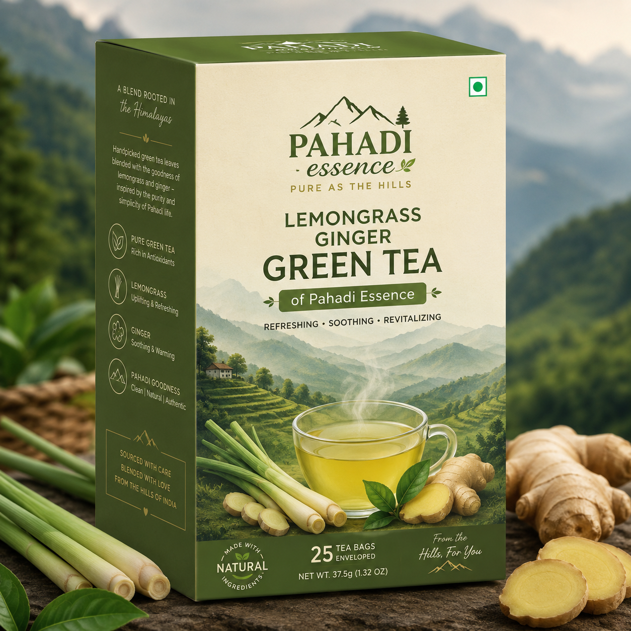 Lemongrass ginger green tea