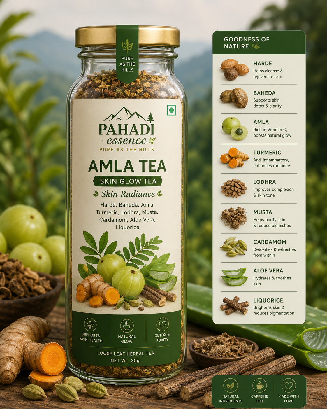 Amla Tea (Skin Glow
Tea)